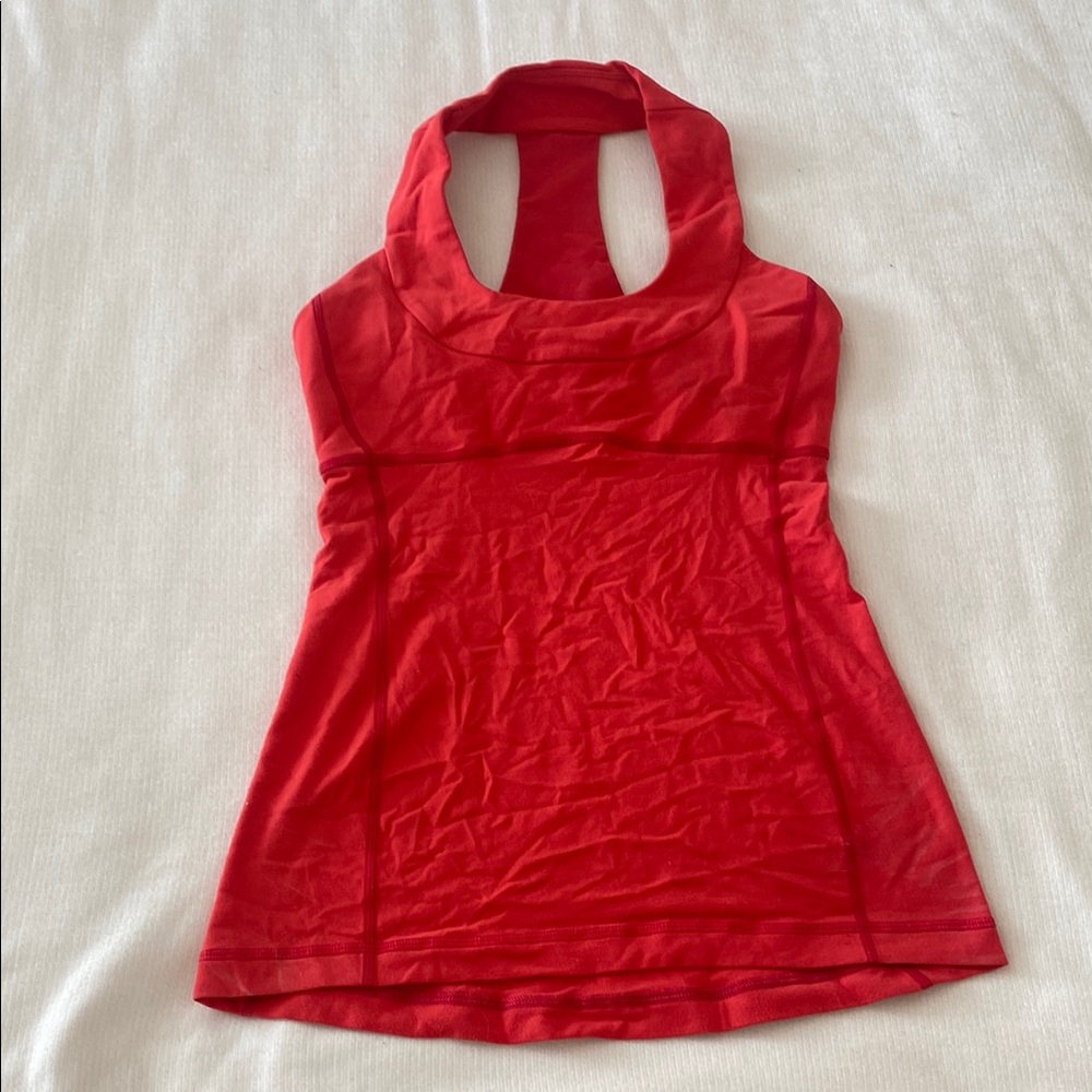 Lululemon Athletica Red Tank Top